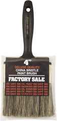 Wooster Brush - 4" Hog General Purpose Paint Brush - 2-15/16" Bristle Length, Plastic Handle - Eagle Tool & Supply