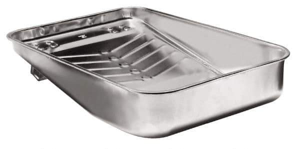 Wooster Brush - 9" Roller Compatible Paint Roller Tray - 3 Qt Capacity, 13" Wide, Steel - Eagle Tool & Supply