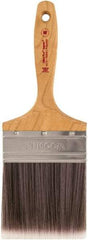 Wooster Brush - 4" Synthetic Wall Brush - 3-15/16" Bristle Length, Maple Handle - Eagle Tool & Supply