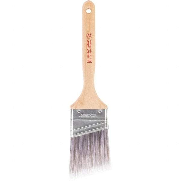 Wooster Brush - 2-1/2" Synthetic Paint Brush - 2-15/16" Bristle Length, Maple Handle - Eagle Tool & Supply