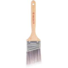 Wooster Brush - 2-1/2" Synthetic Paint Brush - 2-15/16" Bristle Length, Maple Handle - Eagle Tool & Supply