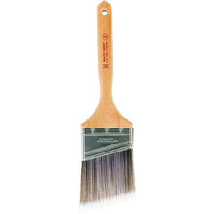 Wooster Brush - 3" Synthetic Paint Brush - 3-3/16" Bristle Length, Maple Handle - Eagle Tool & Supply