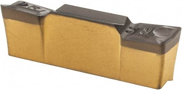 Iscar - 4004HFPR Grade IC8250, 4mm Cutting Width Carbide Grooving Insert - 2mm Max Depth of Cut, Right Hand, 0.4mm Corner Radius, TiCN/Al2O3/TiN Finish - Eagle Tool & Supply