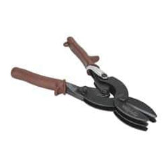 Paramount - 1-5/8" Length of Cut, Straight Pattern Aviation Snip - 8" OAL, Steel Handle, Hardened Steel Blade, 24 AWG Steel Capacity - Eagle Tool & Supply