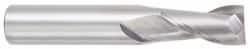OSG - 22mm, 38mm LOC, 22mm Shank Diam, 102mm OAL, 2 Flute, Solid Carbide Square End Mill - Eagle Tool & Supply