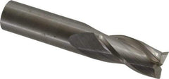 OSG - 3/4", 1-1/2" LOC, 3/4" Shank Diam, 4" OAL, 3 Flute, Solid Carbide Square End Mill - Single End, Uncoated, Spiral Flute, 30° Helix, Centercutting, Right Hand Cut, Right Hand Flute, Series 403 - Eagle Tool & Supply