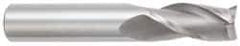 OSG - 1", 1-1/2" LOC, 1" Shank Diam, 4" OAL, 3 Flute, Solid Carbide Square End Mill - Single End, Uncoated, Spiral Flute, 30° Helix, Centercutting, Right Hand Cut, Right Hand Flute, Series 403 - Eagle Tool & Supply