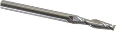 OSG - 4mm, 14mm LOC, 4mm Shank Diam, 51mm OAL, 2 Flute, Solid Carbide Square End Mill - Single End, Uncoated, Spiral Flute, 30° Helix, Centercutting, Right Hand Cut, Right Hand Flute, Series 402 - Eagle Tool & Supply