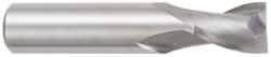 OSG - 5/16", 1/2" LOC, 5/16" Shank Diam, 2" OAL, 2 Flute, Solid Carbide Square End Mill - Single End, TiAlN Finish, Spiral Flute, 30° Helix, Centercutting, Right Hand Cut, Right Hand Flute, Series 412 - Eagle Tool & Supply