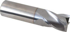 OSG - 3/4", 1" LOC, 3/4" Shank Diam, 3" OAL, 4 Flute, Solid Carbide Square End Mill - Single End, TiCN Finish, Spiral Flute, 30° Helix, Centercutting, Right Hand Cut, Right Hand Flute, Series 414 - Eagle Tool & Supply