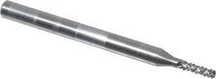 OSG - 1/16" Diam, 3/16" LOC, End Mill End, Solid Carbide Diamond Pattern Router Bit - Right Hand Cut, 1-1/2" OAL, 1/8" Shank Diam, Use on Fiberglass - Eagle Tool & Supply