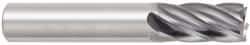 OSG - 1", 1-1/2" LOC, 1" Shank Diam, 4" OAL, 6 Flute, Solid Carbide Square End Mill - Single End, Uncoated, Spiral Flute, 30° Helix, Centercutting, Right Hand Cut, Right Hand Flute, Series 461 - Eagle Tool & Supply