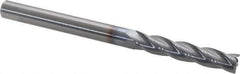 OSG - 5/16", 1-5/8" LOC, 5/16" Shank Diam, 4" OAL, 4 Flute, Solid Carbide Square End Mill - Single End, TiCN Finish, Spiral Flute, 30° Helix, Centercutting, Right Hand Cut, Right Hand Flute, Series 484 - Eagle Tool & Supply