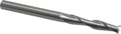 OSG - 8mm, 42mm LOC, 8mm Shank Diam, 102mm OAL, 2 Flute, Solid Carbide Square End Mill - Single End, Uncoated, Spiral Flute, 30° Helix, Centercutting, Right Hand Cut, Right Hand Flute, Series 482 - Eagle Tool & Supply