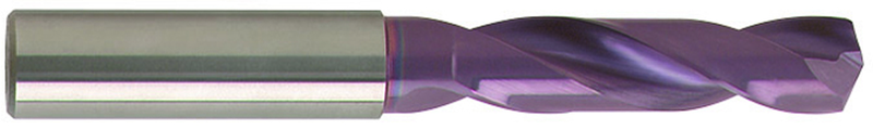 13.7mm Dia. - Carbide HP 3XD Drill-140Â° Point-Coolant-Firex - Eagle Tool & Supply