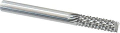 OSG - 1/4" Diam, 3/4" LOC, End Mill End, Solid Carbide Diamond Pattern Router Bit - Right Hand Cut, 2-1/2" OAL, 1/4" Shank Diam, Use on Fiberglass - Eagle Tool & Supply