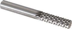 OSG - 1/4" Diam, 3/4" LOC, Plain End, Solid Carbide Diamond Pattern Router Bit - Right Hand Cut, 2" OAL, 1/4" Shank Diam, Use on Fiberglass - Eagle Tool & Supply