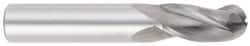 OSG - 1" Diam, 1-1/2" LOC, 3 Flute Solid Carbide Ball End Mill - Uncoated, Single End, 4" OAL, 1" Shank Diam, Spiral Flute - Eagle Tool & Supply