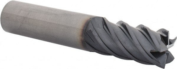 OSG - 3/4", 1-1/2" LOC, 3/4" Shank Diam, 4" OAL, 5 Flute, Solid Carbide Square End Mill - Eagle Tool & Supply