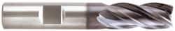 Niagara Cutter - 16mm, 32mm LOC, 16mm Shank Diam, 93mm OAL, 4 Flute, Solid Carbide Square End Mill - Single End, AlTiN Finish, Spiral Flute, Variable° Helix, Centercutting, Right Hand Cut, Right Hand Flute, Series STS430M - Eagle Tool & Supply