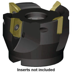 Kennametal - 3 Inserts, 2" Cutter Diam, 0.63" Max Depth of Cut, Indexable High-Feed Face Mill - 3/4" Arbor Hole Diam, 1.574" High, C5720VZ16-A2.00Z3R Toolholder, ZDET16M... Inserts, Series 5720VZ - Eagle Tool & Supply