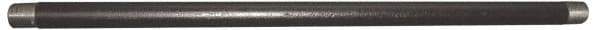 Value Collection - Schedule 160, 1-1/2" Diam x 8" Long Black Pipe Nipple - Threaded - Eagle Tool & Supply