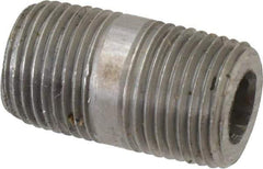 Value Collection - Schedule 160, 1/2" Diam x 1-1/2" Long Black Pipe Nipple - Threaded - Eagle Tool & Supply