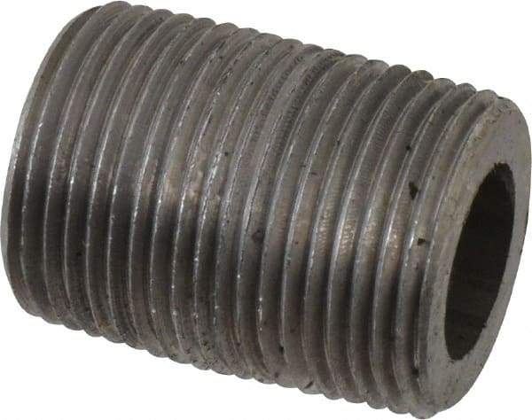 Value Collection - Schedule 160, 3/4" Diam Black Pipe Nipple - Threaded - Eagle Tool & Supply