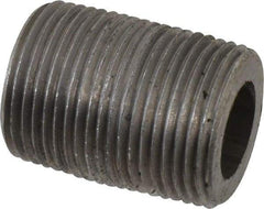 Value Collection - Schedule 160, 3/4" Diam Black Pipe Nipple - Threaded - Eagle Tool & Supply