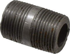 Value Collection - Schedule 160, 3/4" Diam x 1-1/2" Long Black Pipe Nipple - Threaded - Eagle Tool & Supply