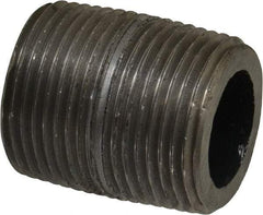 Value Collection - Schedule 160, 1" Diam Black Pipe Nipple - Threaded - Eagle Tool & Supply