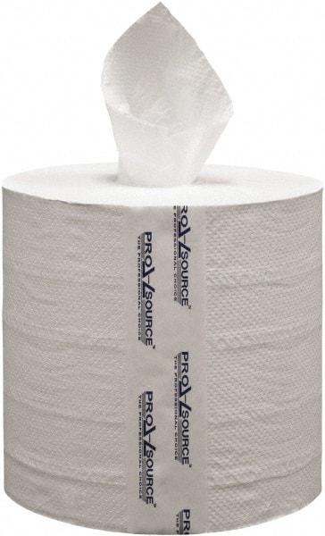 PRO-SOURCE - Center Pull Roll of 2 Ply White Paper Towels - 8-1/4" Wide, 660' Roll Length - Eagle Tool & Supply