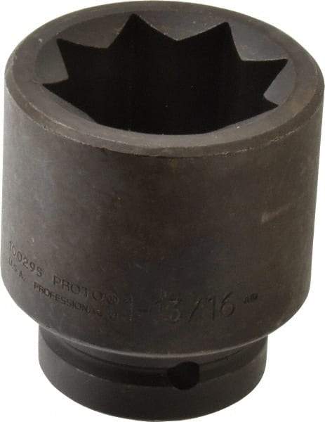 Proto - 1" Drive 1-13/16" Impact Socket - 4 Points, 3-1/2" OAL - Eagle Tool & Supply