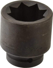 Proto - 1" Drive 1-13/16" Impact Socket - 4 Points, 3-1/2" OAL - Eagle Tool & Supply