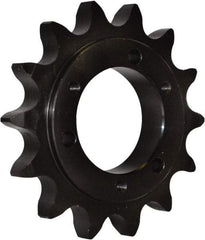 U.S. Tsubaki - 16 Teeth, 3/4" Chain Pitch, Chain Size 60, QD Sprocket - 1-11/16" Bore Diam, 4.22" Outside Diam - Eagle Tool & Supply