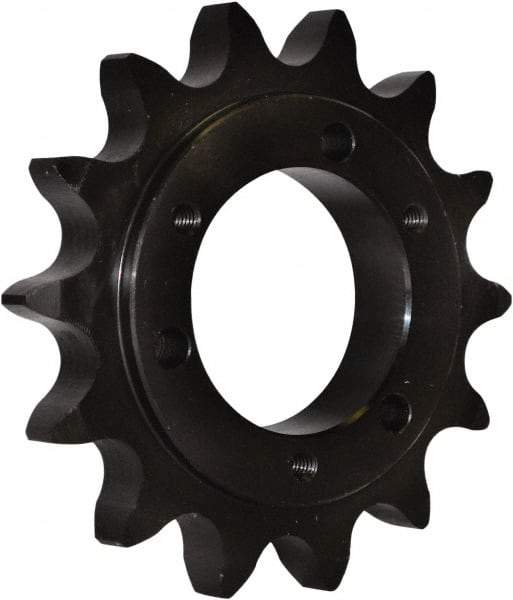 U.S. Tsubaki - 26 Teeth, 1/2" Chain Pitch, Chain Size 40, QD Sprocket - 1-11/16" Bore Diam, 4.42" Outside Diam - Eagle Tool & Supply