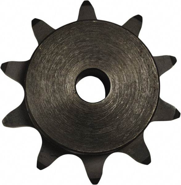 U.S. Tsubaki - 9 Teeth, 2" Chain Pitch, Chain Size 2082, Double Pitch Sprocket - 1" Bore Diam, 5.848" Pitch Diam, 6.7" Outside Diam - Eagle Tool & Supply