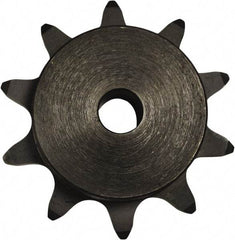 U.S. Tsubaki - 17 Teeth, 1-1/4" Chain Pitch, Chain Size 2050, Double Pitch Sprocket - 5/8" Bore Diam, 3.46" Pitch Diam, 3.72" Outside Diam - Eagle Tool & Supply