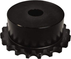 U.S. Tsubaki - 1-1/8" Bore Diam Plain Bore Roller Chain Coupling - 6.703" Coupling OD - Eagle Tool & Supply