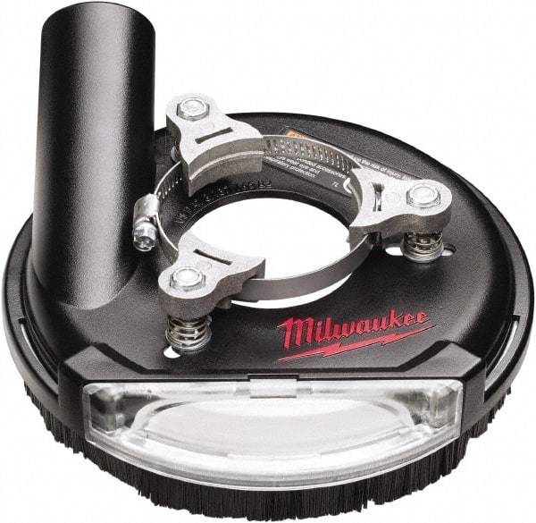 Milwaukee Tool - 4 & 5" Diam Grinder Dust Shroud - For Use with Sanders/Grinders - Eagle Tool & Supply