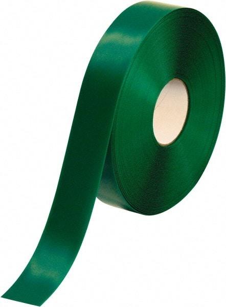 PRO-SAFE - Green Solid Color PVC Tape - 2" Wide x 100' Long x 50 mil Thick, General Traffic - Eagle Tool & Supply