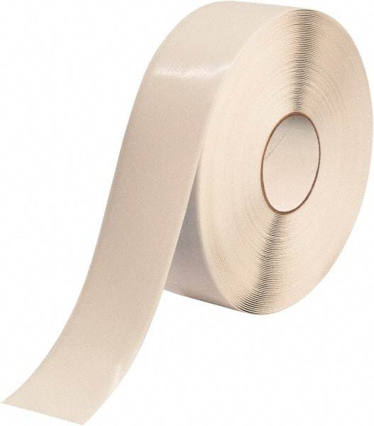 PRO-SAFE - White Solid Color PVC Tape - 3" Wide x 100' Long x 50 mil Thick, General Traffic - Eagle Tool & Supply