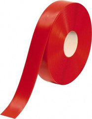 PRO-SAFE - Red Solid Color PVC Tape - 2" Wide x 100' Long x 50 mil Thick, General Traffic - Eagle Tool & Supply