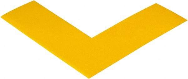 PRO-SAFE - Yellow Solid Color PVC Tape - 2" Wide x 1/2' Long x 50 mil Thick, General Traffic - Eagle Tool & Supply