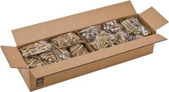 Value Collection - 2,275 Piece Steel Hex Head Cap Screws - 1/4 to 5/8 Thread, Grade 5 - Eagle Tool & Supply