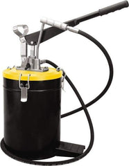 PRO-LUBE - Grease Lubrication 3 Strokes/oz Flow Aluminum & Steel Lever Hand Pump - For 528 oz Container - Eagle Tool & Supply