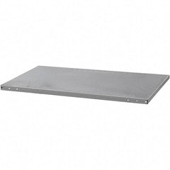 Hallowell - 48" Wide, Open Shelving Accessory/Component - Steel, Powder Coat Finish, 18" Deep, Use with Hi-Tech Industrial Grade Standard Shelving - Eagle Tool & Supply