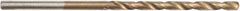 Irwin - 9/32" 135° High Speed Steel Jobber Drill - TiN Finish, Spiral Flute, Straight Shank, 4-1/4" OAL, Split Point - Eagle Tool & Supply
