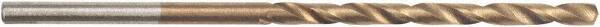 Irwin - 5/64" 135° High Speed Steel Jobber Drill - TiN Finish, Spiral Flute, Straight Shank, 2" OAL, Split Point - Eagle Tool & Supply