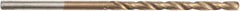 Irwin - 5/64" 135° High Speed Steel Jobber Drill - TiN Finish, Spiral Flute, Straight Shank, 2" OAL, Split Point - Eagle Tool & Supply